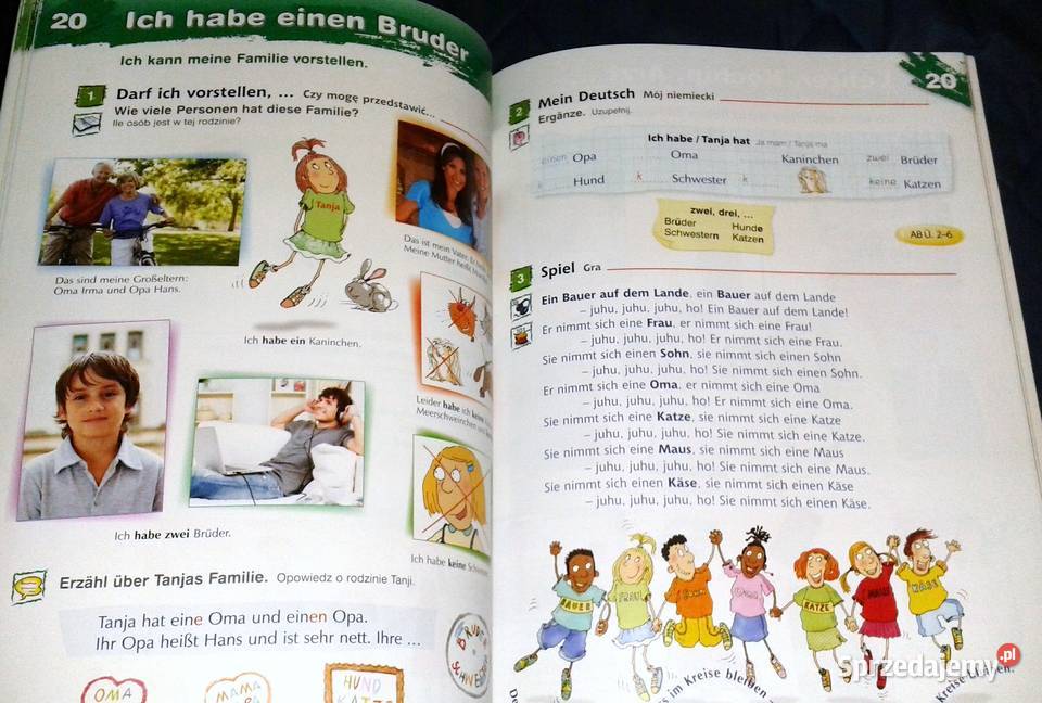Der Grune A1 kl 4 Język niemiecki Elżbieta Chełm sprzedam