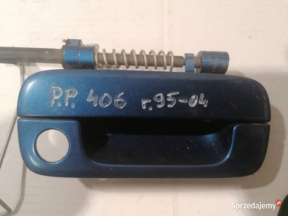 klamka zewnętrzna przód prawa 9621858777 Peugeot osobowe łódzkie Piotrków Trybunalski