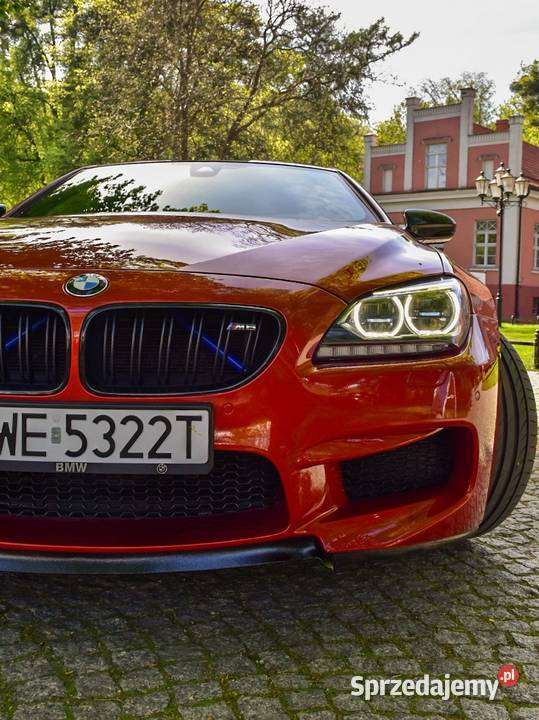 BMW M6 F13 Sakhir Orange Czarna skóra Super stan 575KM pomorskie Kębłowo