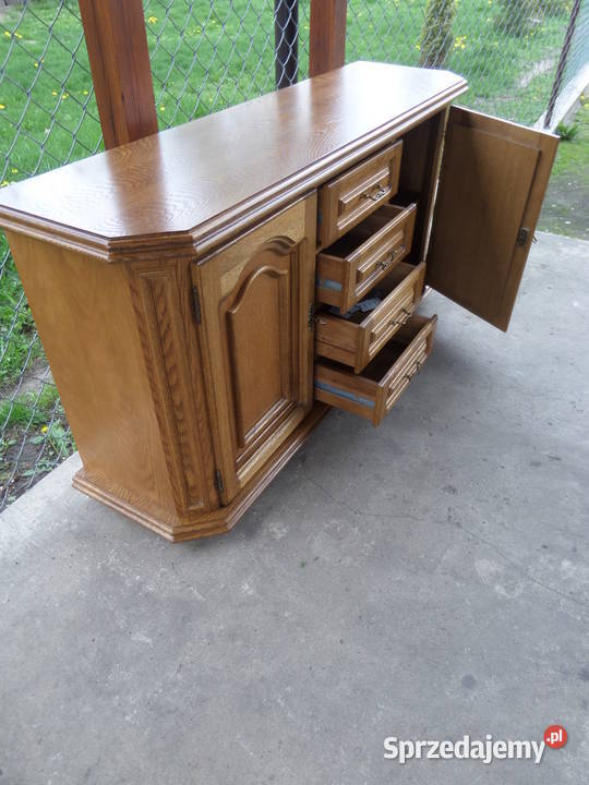 witrna kredens dębowa drewniana stan wysyłka Buczek