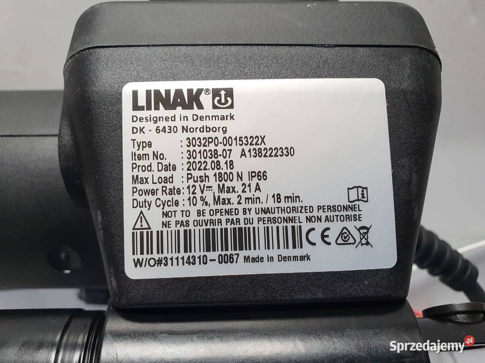 Rozsiewacz Kverneland siłownik elektryczny nieuszkodzony Krasnystaw
