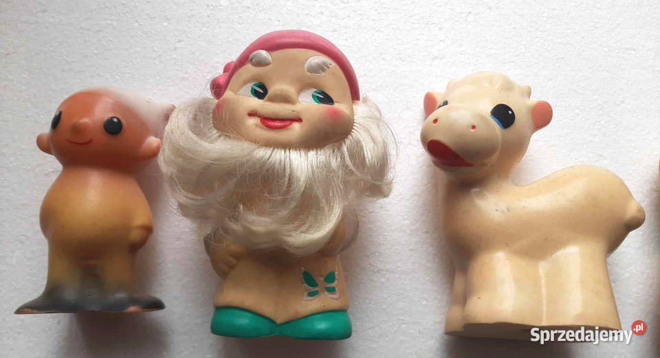 Gumowew większości 90piszczące zabawki PRLu Łódź