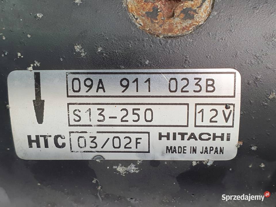 ROZRUSZNIK Volkswagen Bora 19 TDI ATD Hitachi Chełm