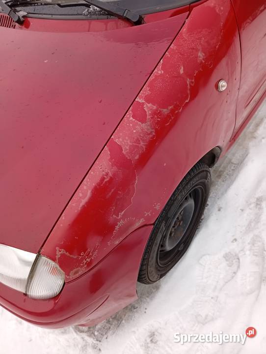 Fiat Seicento 600 2010 ACTUAL 11 FIRE nieuszkodzony Kraków