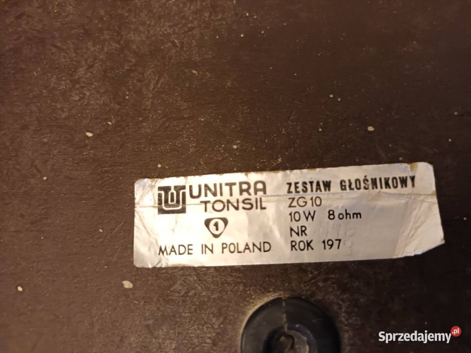 Kolumny głośnikowe Tonsil ZG 10 Słuchawki i głośniki Tychy