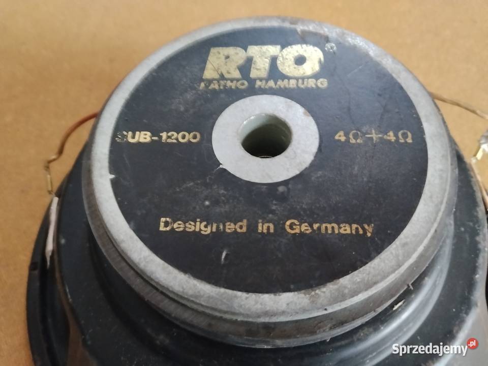 RTO dwócewkowy głośnik basowy Jawor