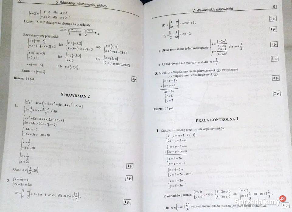 Przed nową maturą z matematyki kl 1 Jadwiga lubelskie Chełm