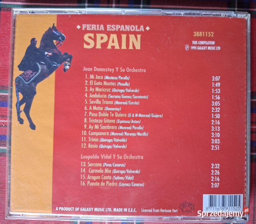 Music Around the World Spain Feria Espanola CD Kraków sprzedam