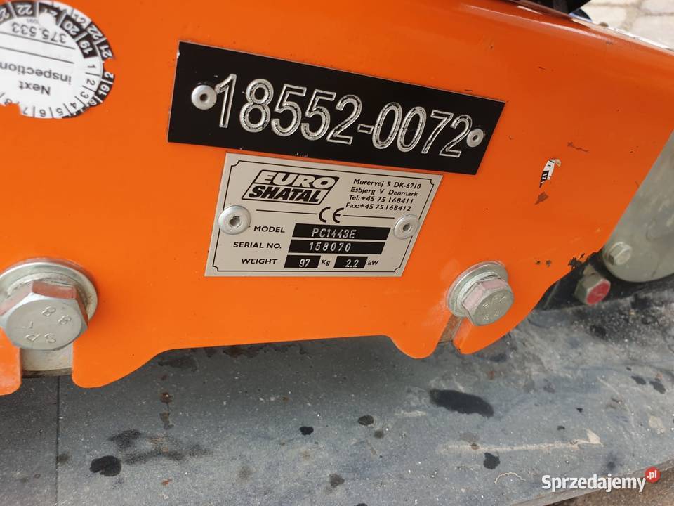 zagęszczarka elektryczna 100 euro Shatal Spalinowe Namysłów