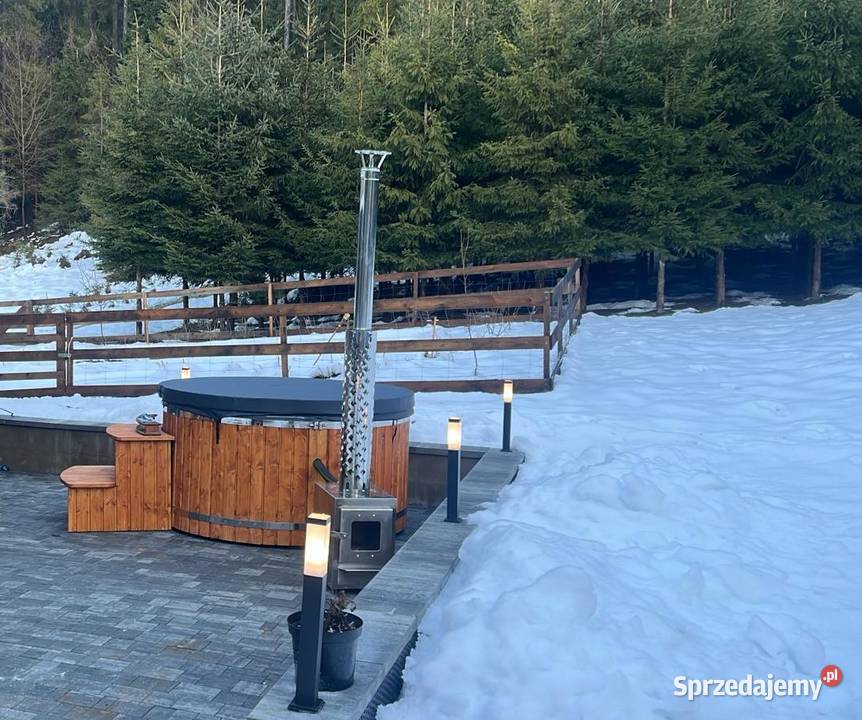 Balia ogrodowaKOMPLET Gorąca beczka Jacuzzi Podsarnie