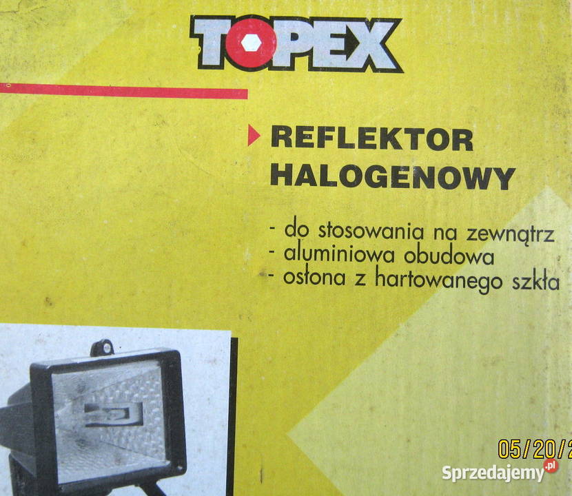 Halogeny 500 W 150 W Firmy Topex