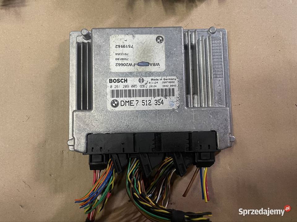 DME 7512354 komputer sterownik silnika bmw 3 e46 osobowe Szczecin
