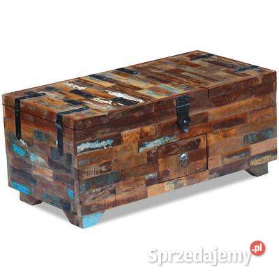 vidaXL Stolik kawowyskrzynia z drewna mazowieckie