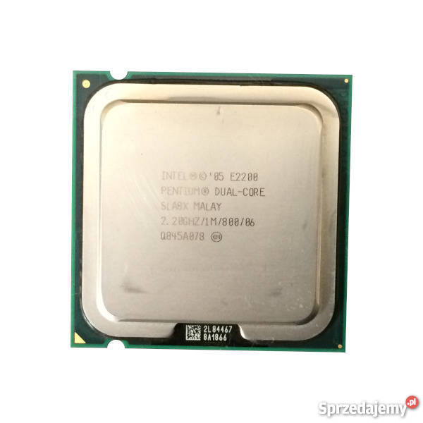 Intel Pentium E2200 SLA8X 1M Cache 220 GHz 800 Wrocław