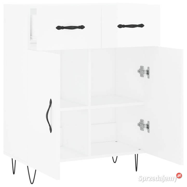 Szafka biała połysk 695x34x90 materiał Pozostałe Pozostałe