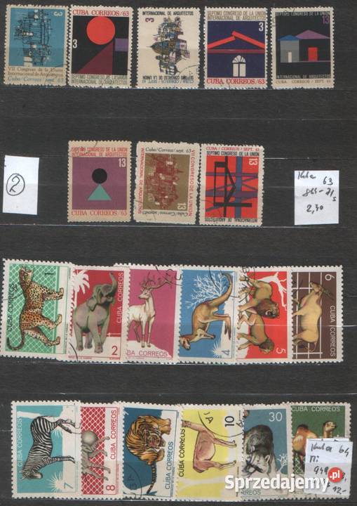 Zn Kuba Mi 48 50 kas 1930 Filatelistyka Gliwice