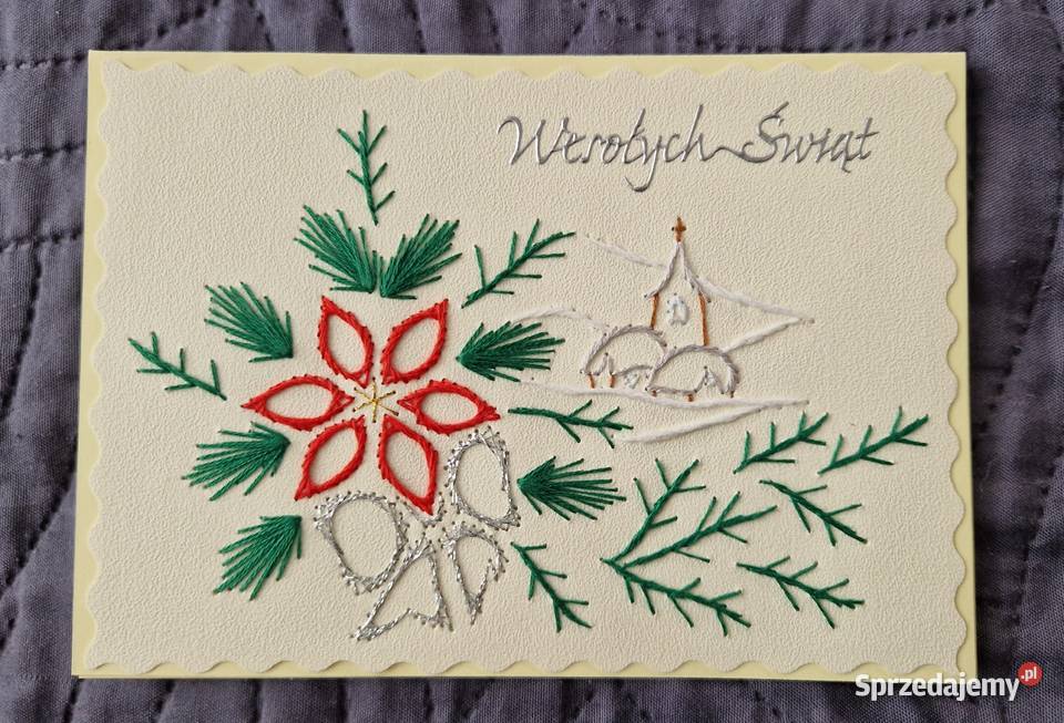 Kartki na Boże NarodzenieZapraszam do zakupu Rękodzieło Wieliczka sprzedam