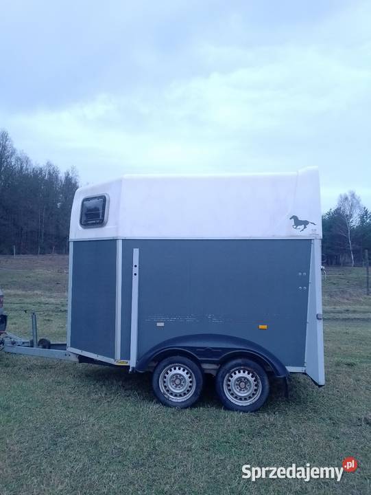 Przyczepa do przewozu dwóch koni DMC 1300 Do przewozu koni Żerdzina