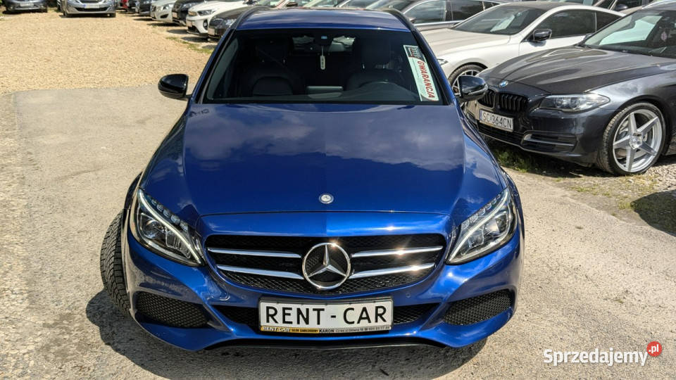Mercedes C 180 16CDi116OPŁACONY Bezwypadkowy niebieski śląskie Częstochowa