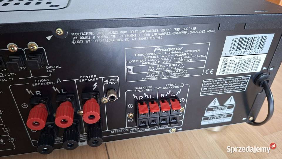 Amplituner PIONEER VSX709RDS Kraków