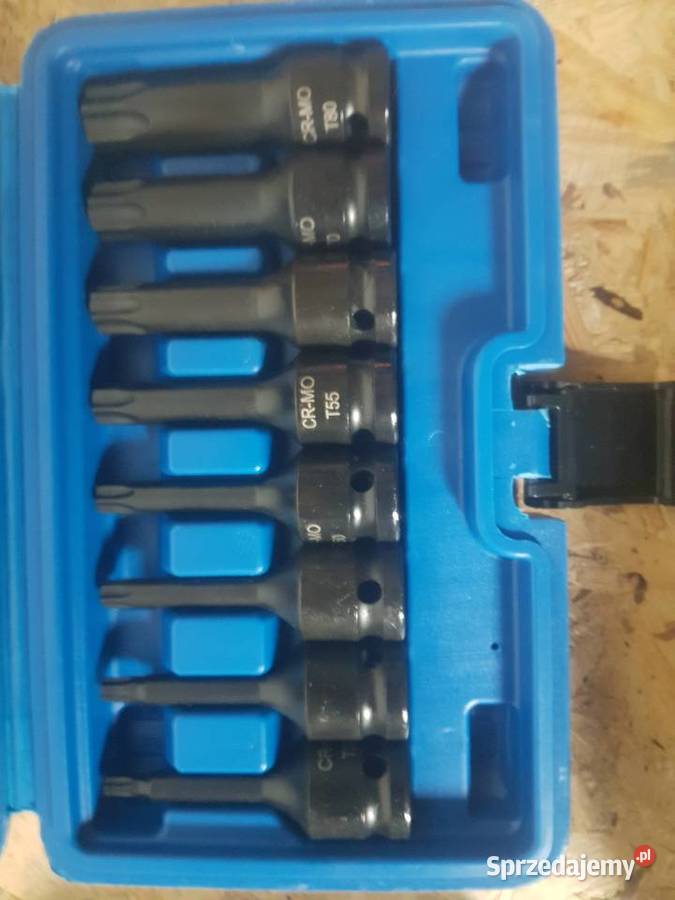 NASADKI UDAROWE czarne TORX 8 ZESTAW 12 wielkopolskie Głogowa