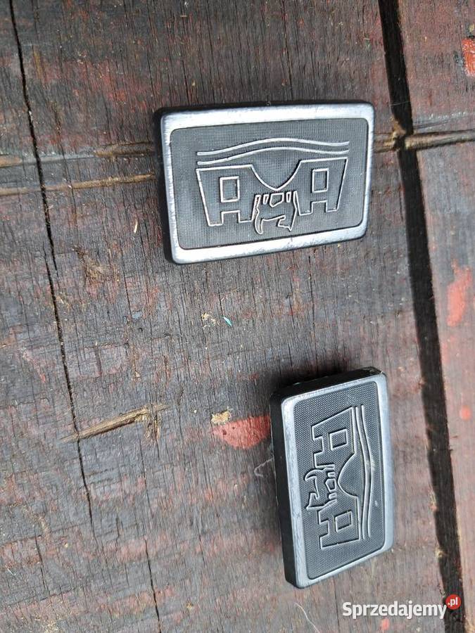 Emblematy VW Wolfsburg w błotnik para polo 2 Brzesko