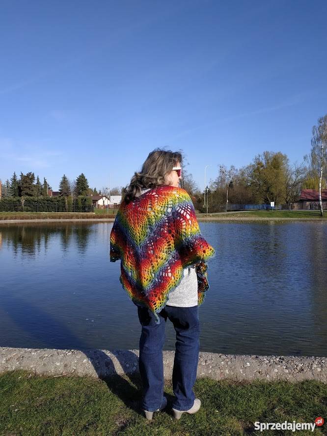 poncho ponczo narzutka mazowieckie Grodzisk Mazowiecki