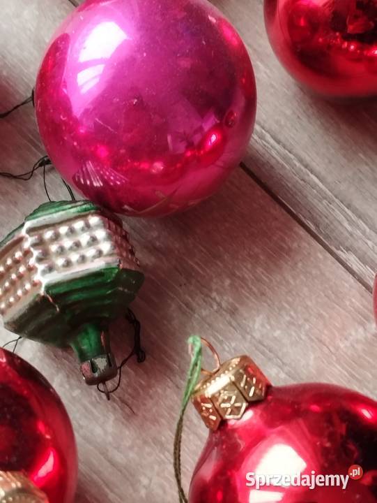 bombki szklane stare prl kolekcjonerów 39 sztuk Poznań