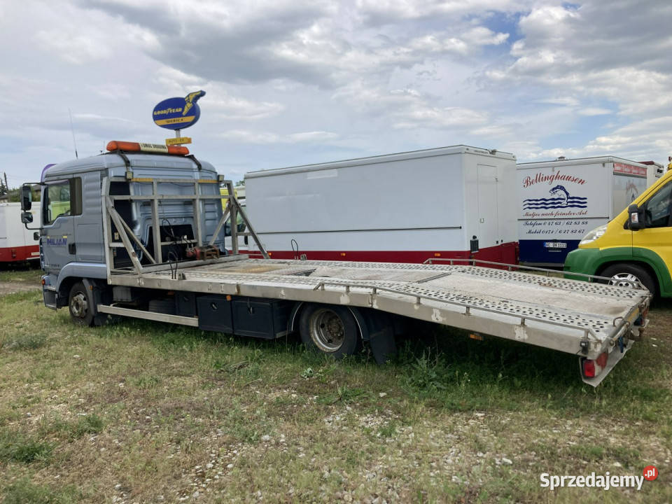 MAN TGL 8210 Pomoc drogowa Autolaweta x 2 MAN 450000km dolnośląskie Syców sprzedam