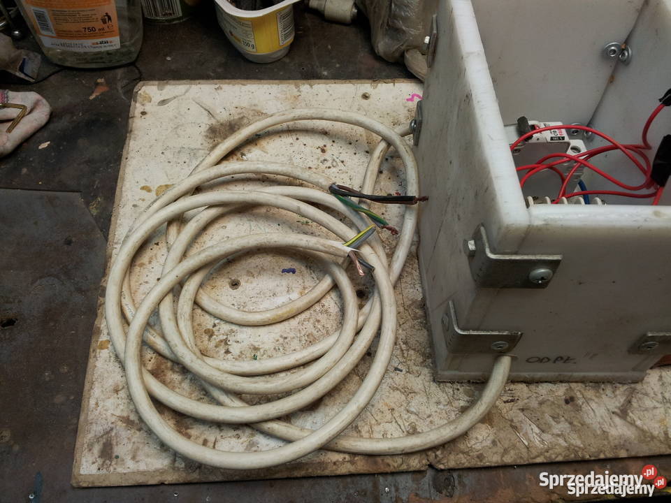 bojler z grzałką i skrzynką sterowniczą na Łęczna