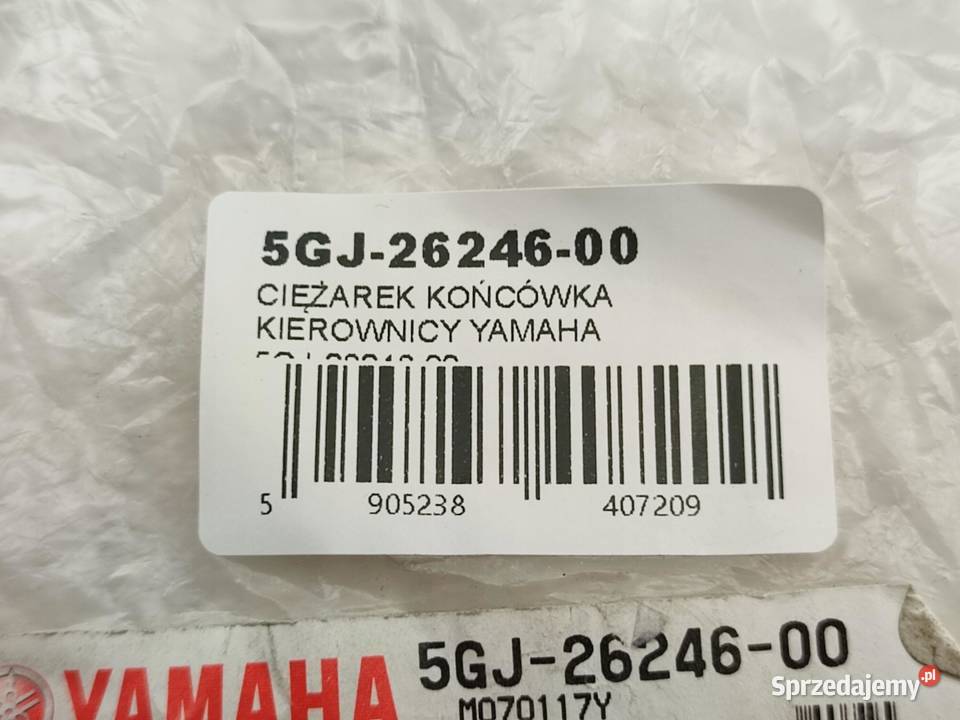 CIĘŻAREK KOŃCÓWKA KIEROWNICY YAMAHA MT09A 2014