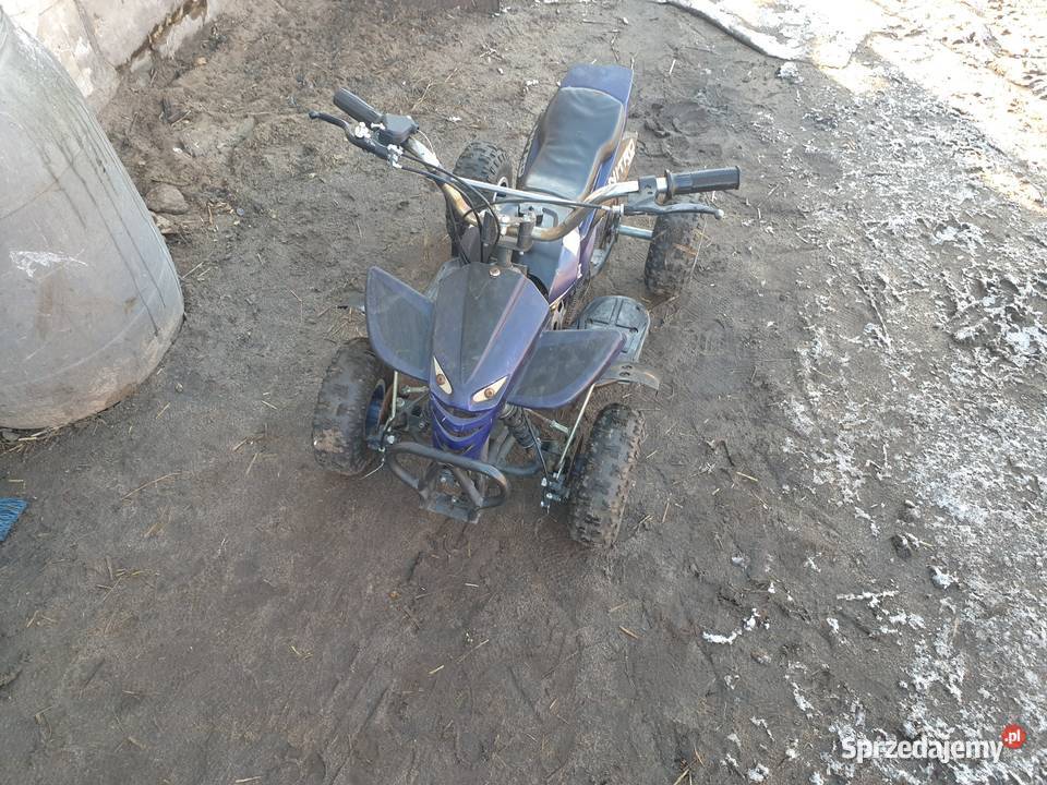 mini quad mini bike pocket bike motorek rowerek niebieski Motoryzacja Świecie sprzedam