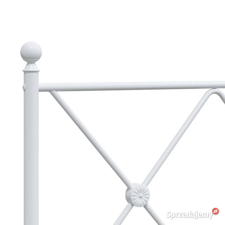 Łóżko Metalowe Białe Rama Łóżka Ze Stelażem 90cm mazowieckie Warszawa