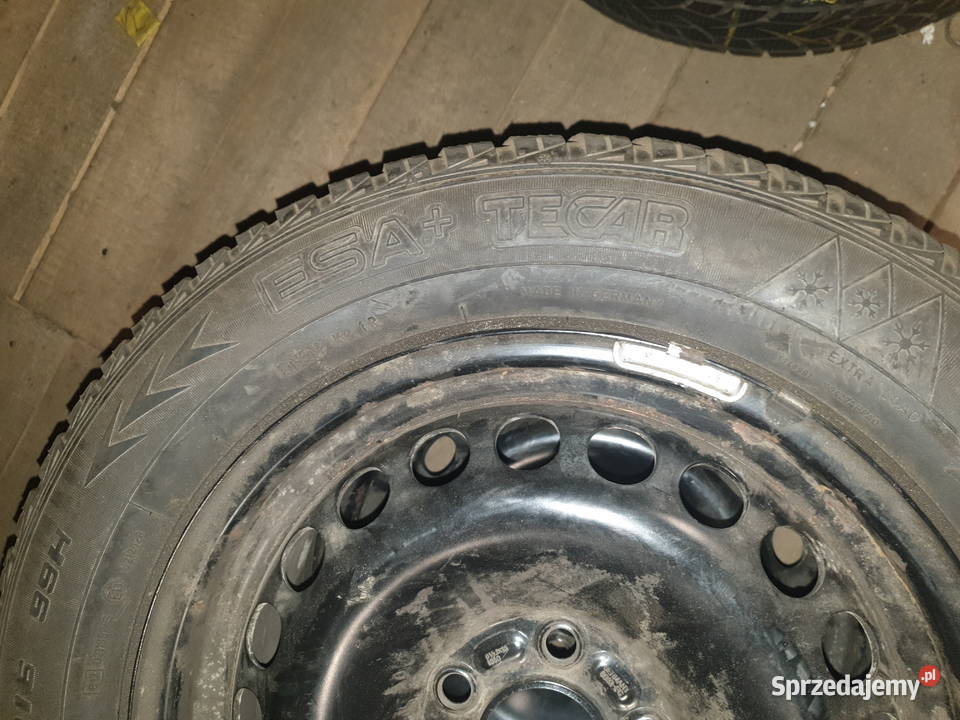 Felgi stal opony EsaTecar Super Grip7 21560r16 warmińsko-mazurskie Dobre Miasto sprzedam