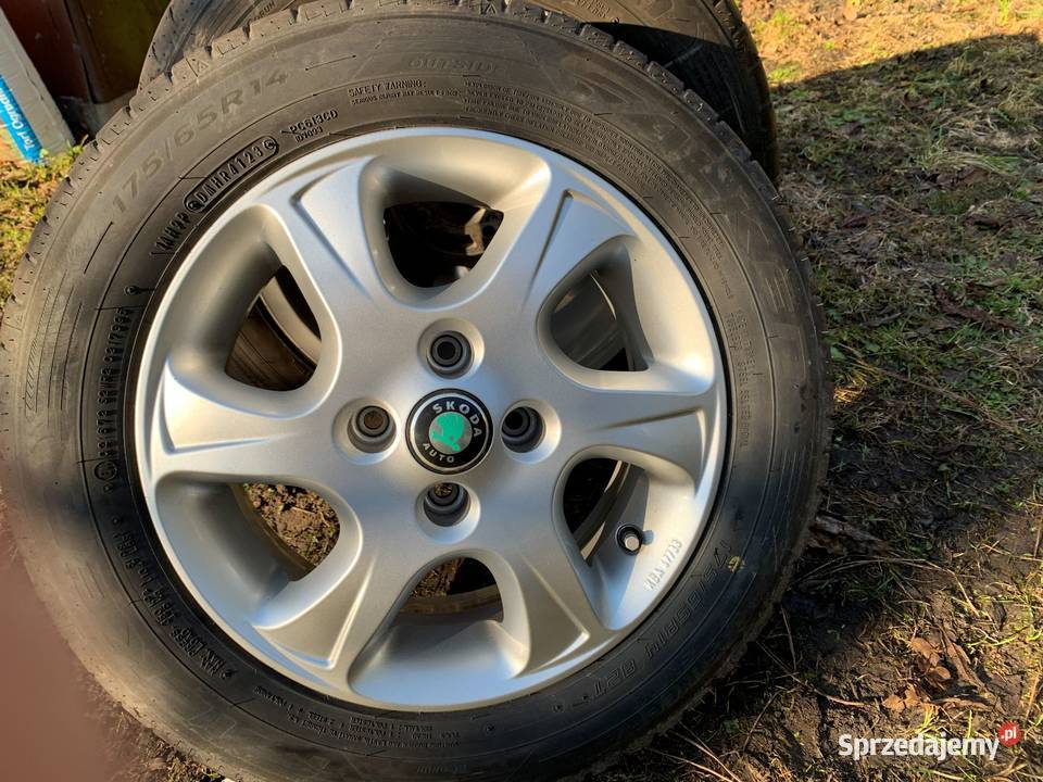 Opony z felgami aluminiowymi 14 Skoda Citygo Tczew