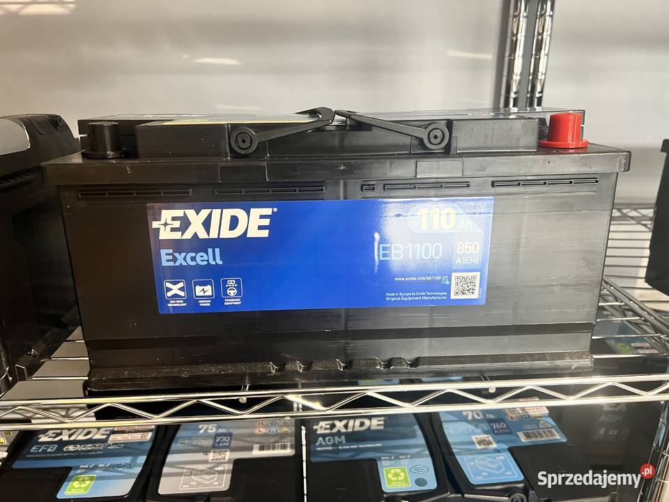Akumulator Exide Excell 110Ah 850A EN PRAWY PLUS Pozostałe Radomsko