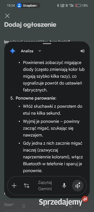 Słuchawki HAMA dokanałowe Zawory
