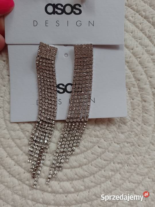ASOS Długie Bogato zdobione kolczyki ślubne z małopolskie Kraków