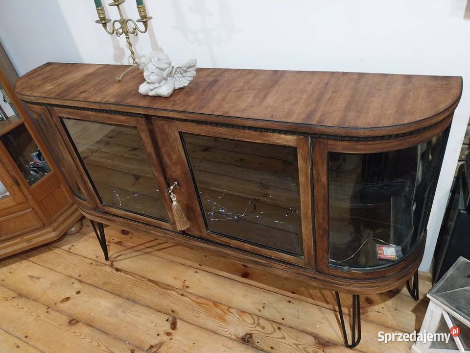 Komoda retro przedwojenna witryna antyk Meble