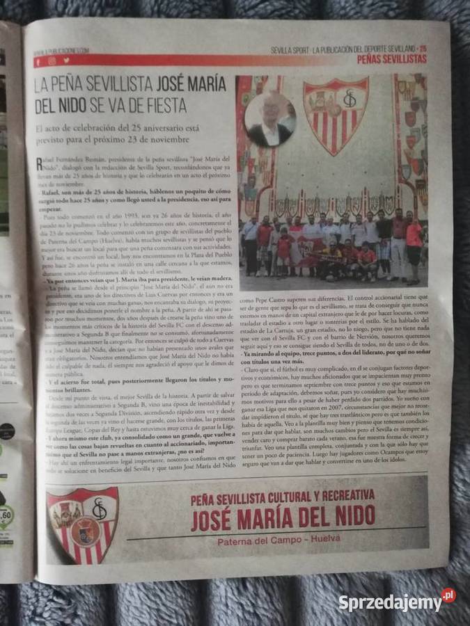 Magazyn piłkarski Sevilla Sport Wronki