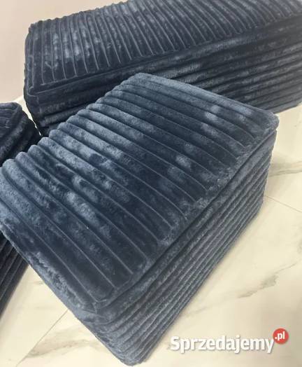 NOWY zestaw 2 pufy podnóżek 70cm Łęka Opatowska