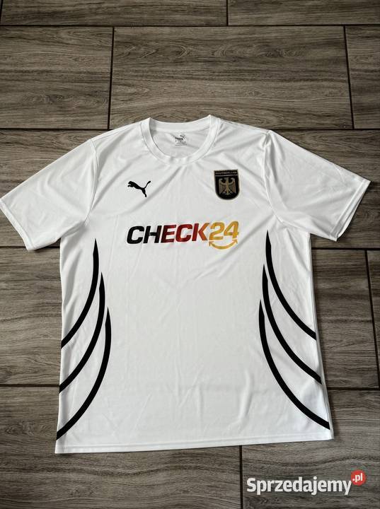 Biała koszulka Niemiec Check24 firmy Puma