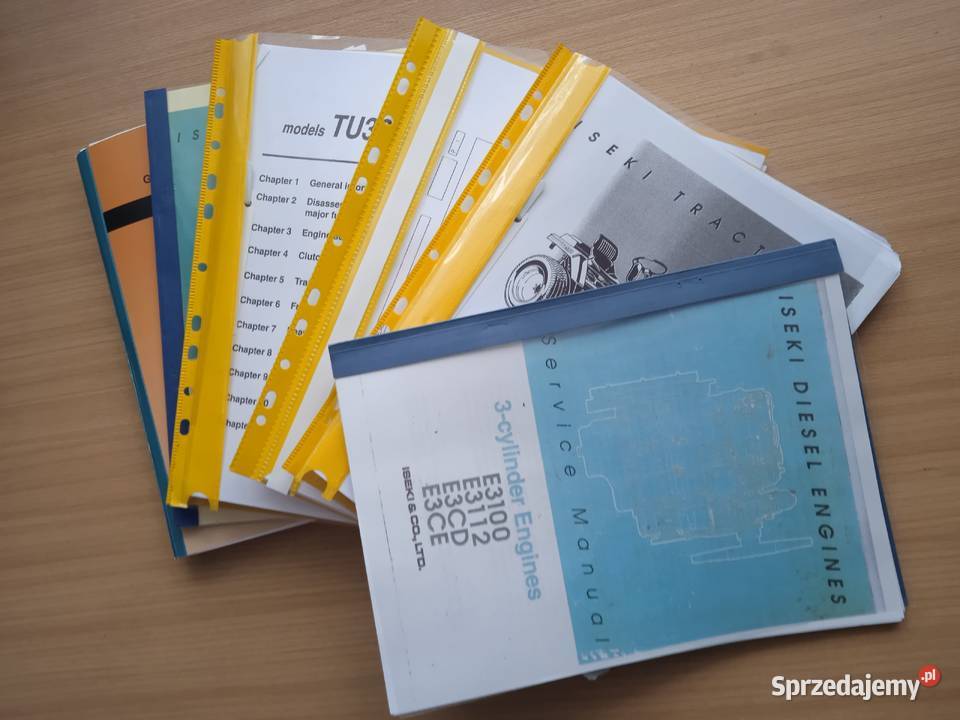 katalogi części instrukje napraw obsługjapońskie Iseki świętokrzyskie Kunów