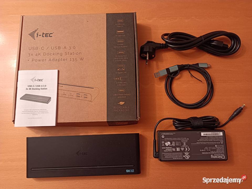 itec USB30 USBC Thunderbolt3 3x4KDocking Łomianki