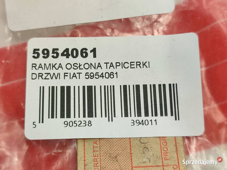 RAMKA KLAMKI WEW DRZWI PRZÓD FIAT UNO 19891995
