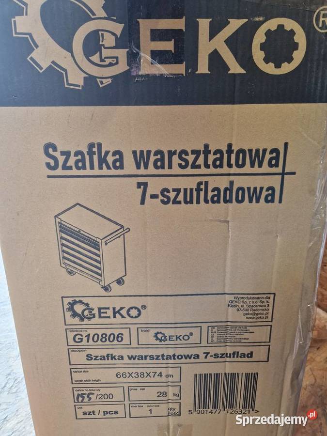 Szafa NARZĘDZIOWA GEKO 775x695x335 7 Szuflad Głogowa