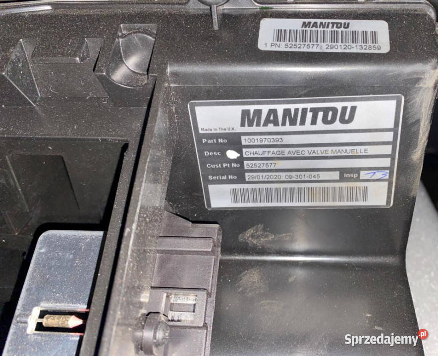 Manitou 1001970393 8300120280140 HB Manitou P320 Jastrzębniki