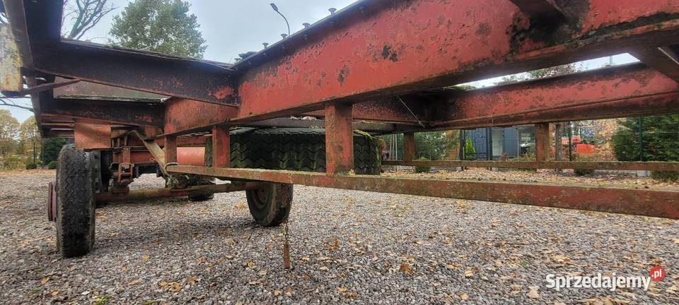 Przyczepa podwozie platforma wielkopolskie Huta Szklana