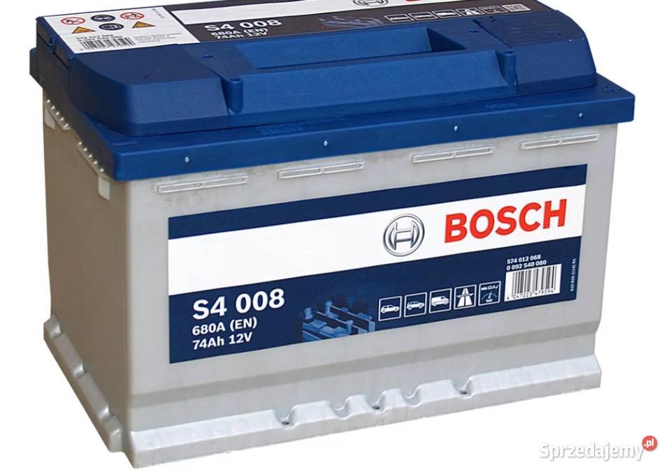 Akumulator Bosch 74Ah 680A EN S4008 Darmowa Akumulatory podkarpackie