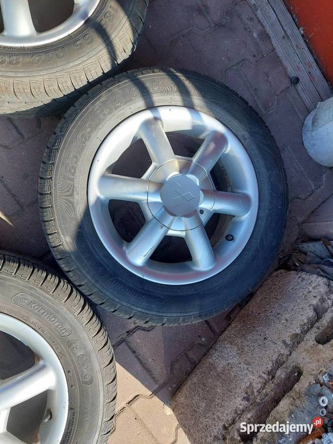 Alufelgi 14 4x1143 Mitsubishi Carisma Komplet Samochodowe Sucha Beskidzka